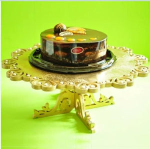 Laser Cut Decorative Wooden Cake Stand