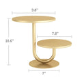 Round 2 Tier Golden metal Cake Stand