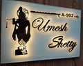 Acrylic Black And White LED Name Plate