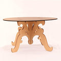 Round Wooden Table Cake Stand